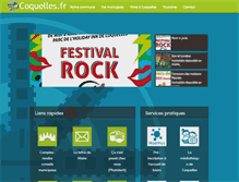 Tablet Screenshot of coquelles.fr